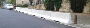 2500mm Concrete Barrier Banner