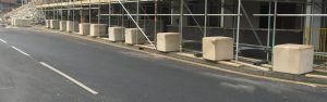 Scafolding Ballast Block Banner