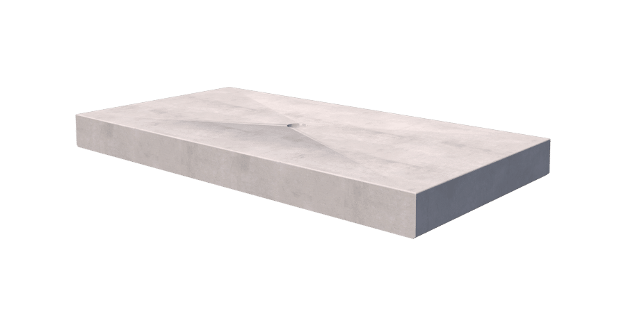 Precast concrete duckboard render