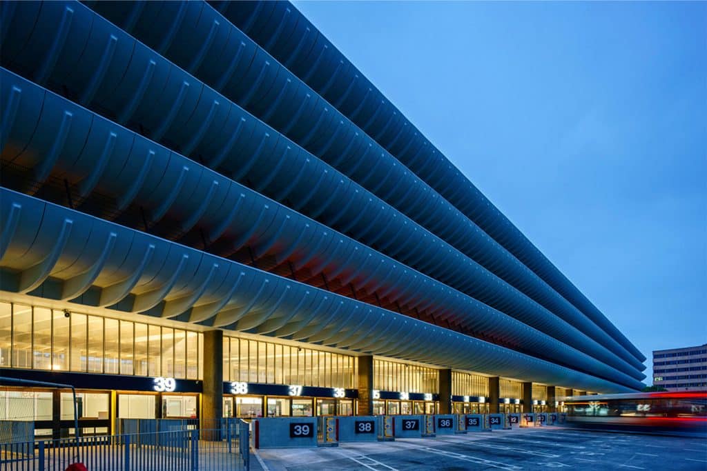 Bespoke bus barriers for Preston Bus Station refurbishment.